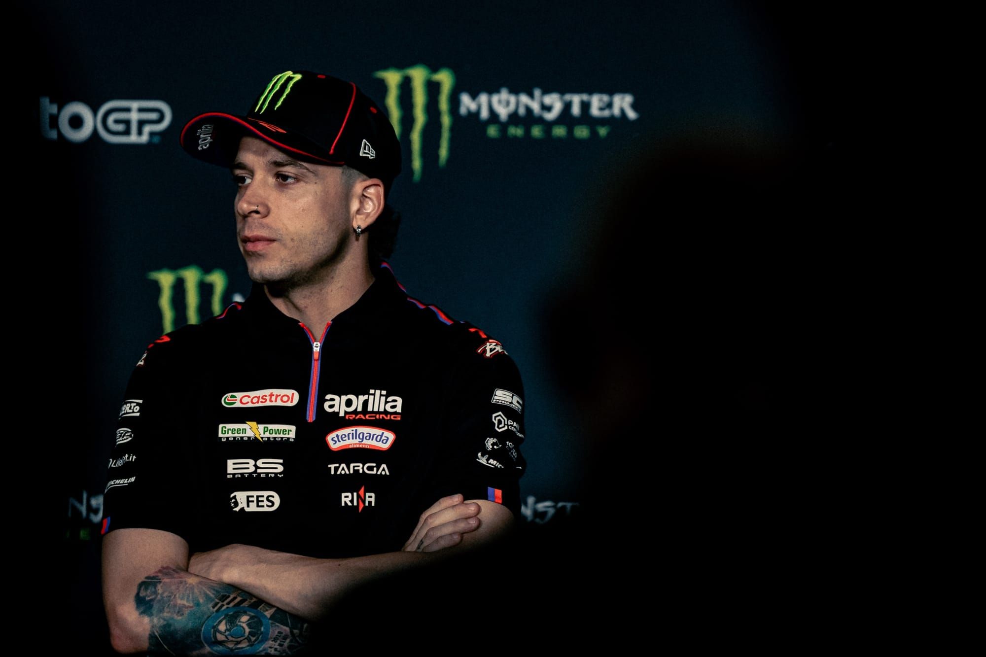 Suspension confirmée pour Bezzecchi, Aprilia renonce à aller plus loin