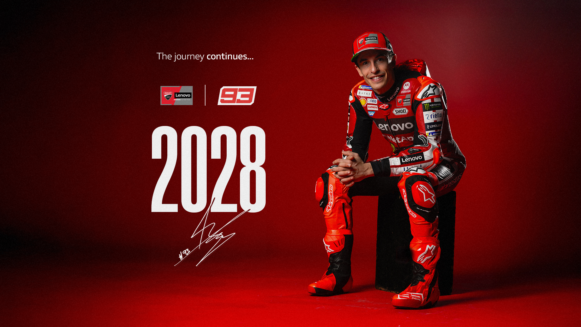 Officiel : Marquez rempile chez Ducati jusqu'en 2028