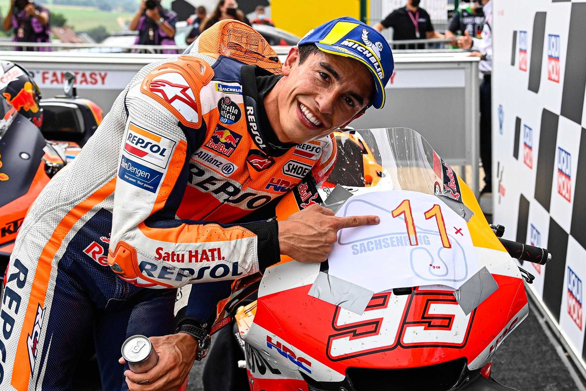 Le Sachsenring, où Marquez n'a jamais perdu !