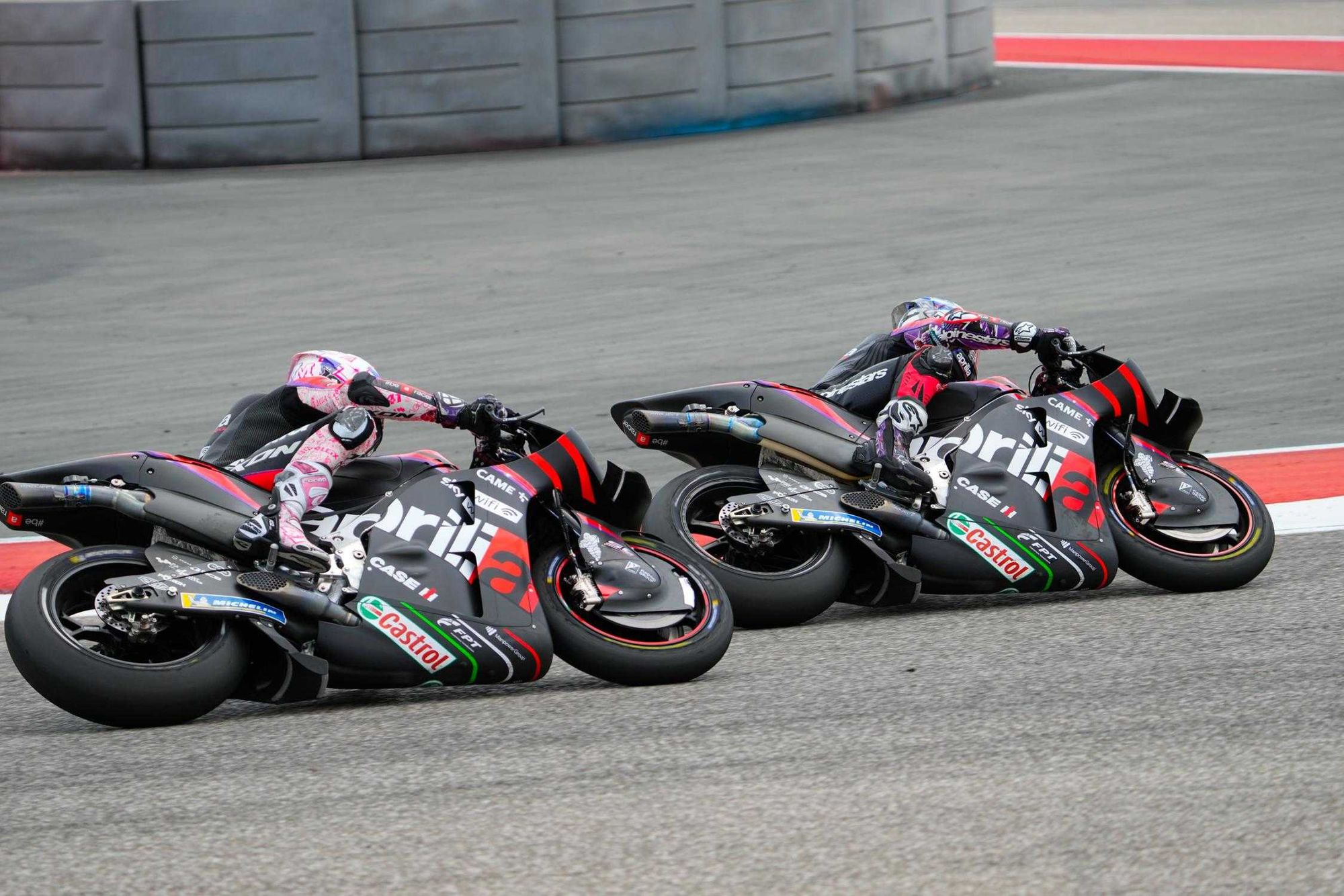 Aprilia devant à Barcelone : « Ce n’est que vendredi »