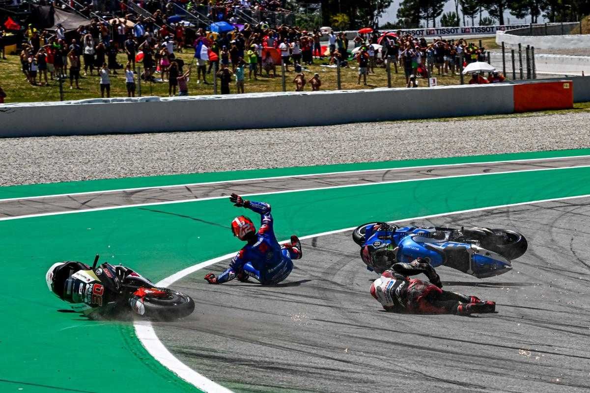 Tombé à Barcelone, Nakagami espère participer au GP d'Allemagne
