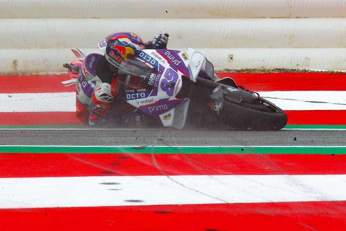 Martin sans regret après sa chute à Spielberg