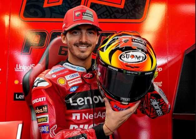 Le casque de Bagnaia fait polémique à Misano