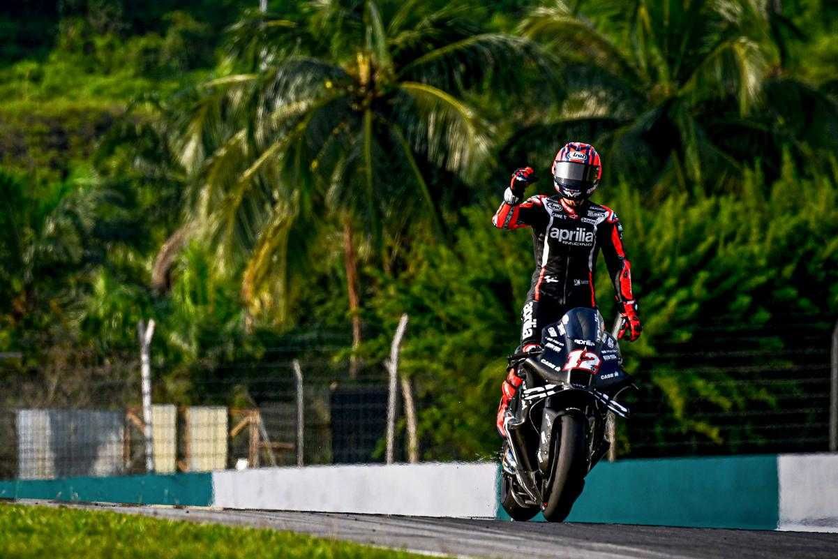 « Aprilia a fait du bon boulot » : Joie et optimisme chez Viñales