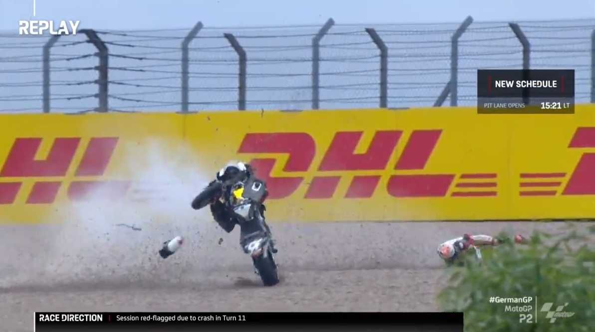 LIVE Sachsenring : Nakagami chute et provoque un drapeau rouge