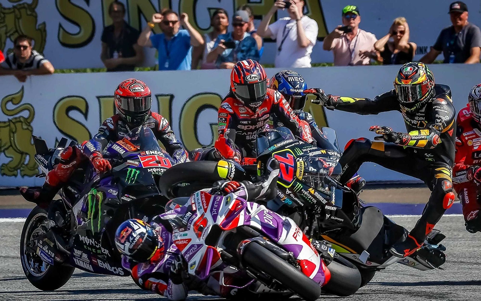 Martin finalement pénalisé pour l'accrochage du sprint d'Autriche