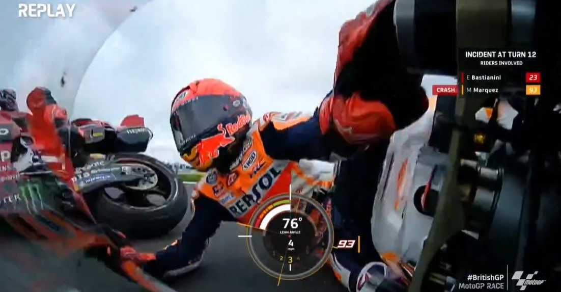« De la malchance » : Marquez à terre mais pas dépité à Silverstone