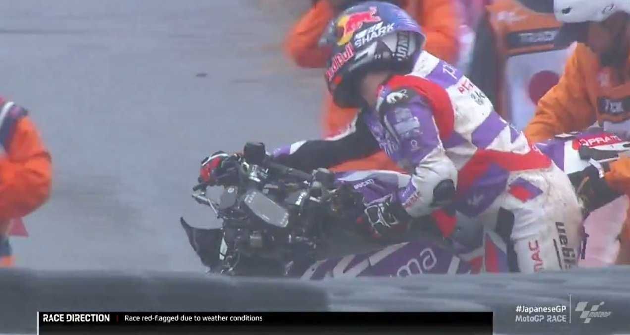 LIVE Motegi : Drapeau rouge, la course MotoGP arrêtée !