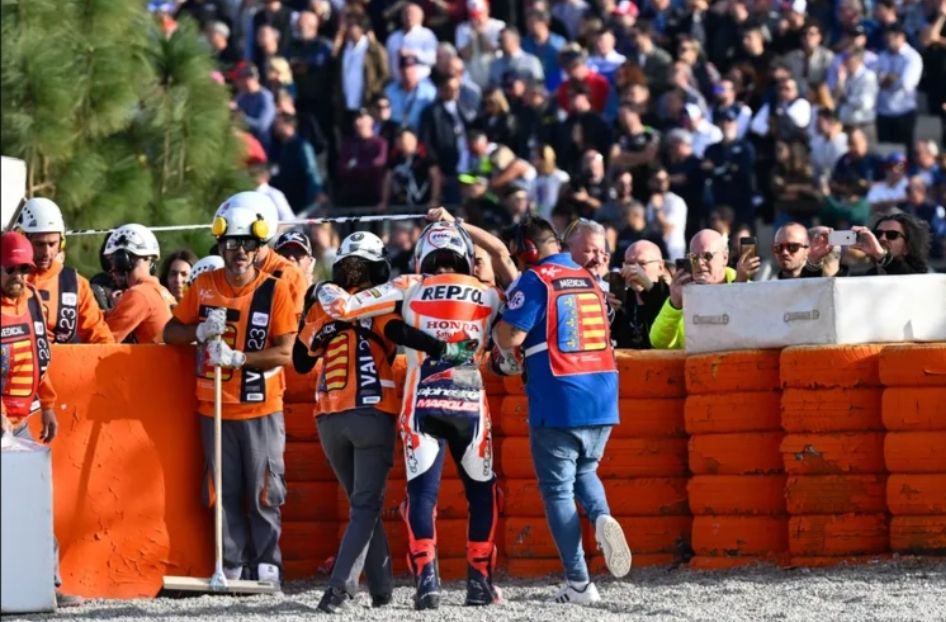 Valence, Marquez : « Je comprends parfaitement Martin... Il jouait le titre »