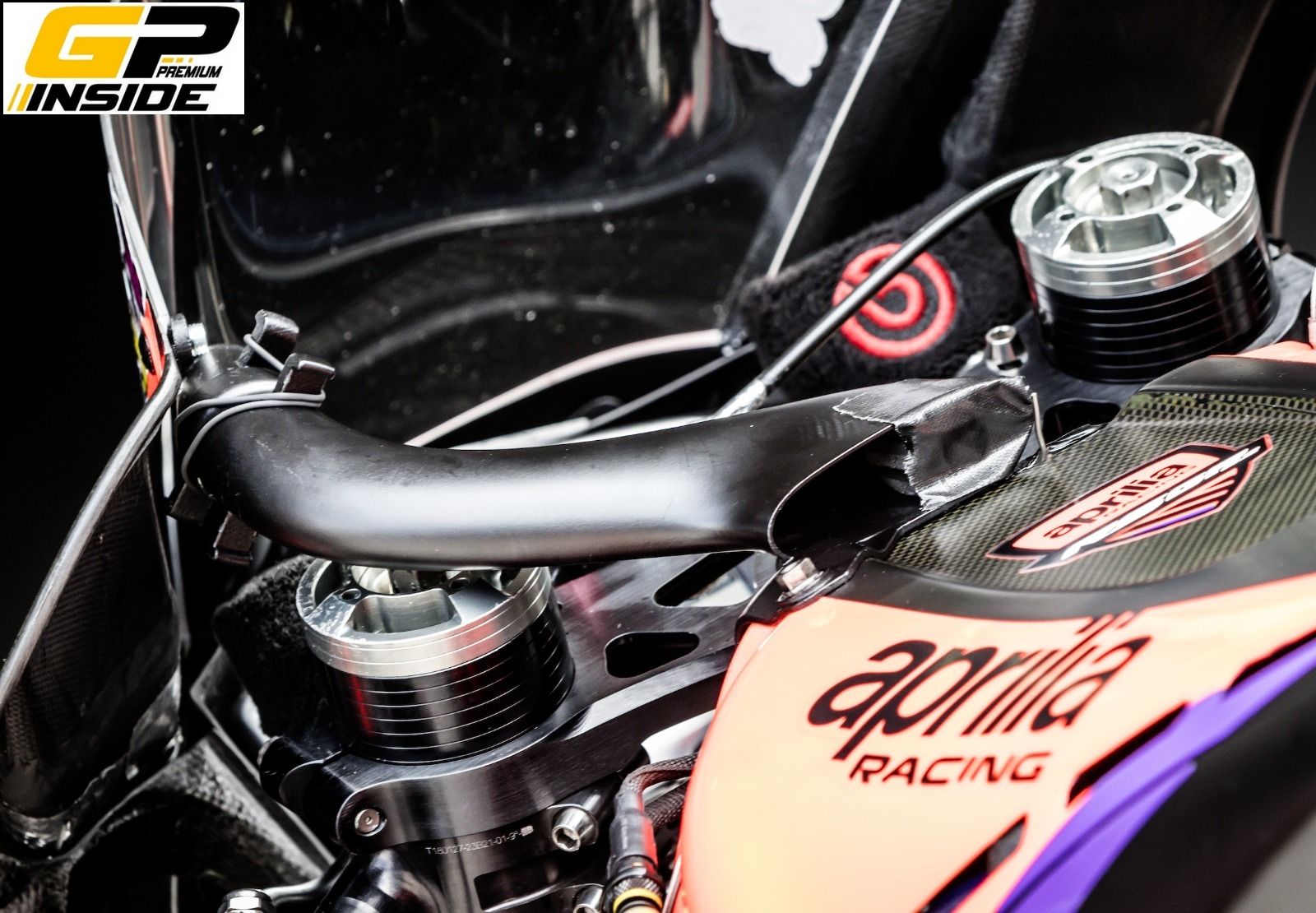 Aprilia installe une prise d'air pour ses pilotes !