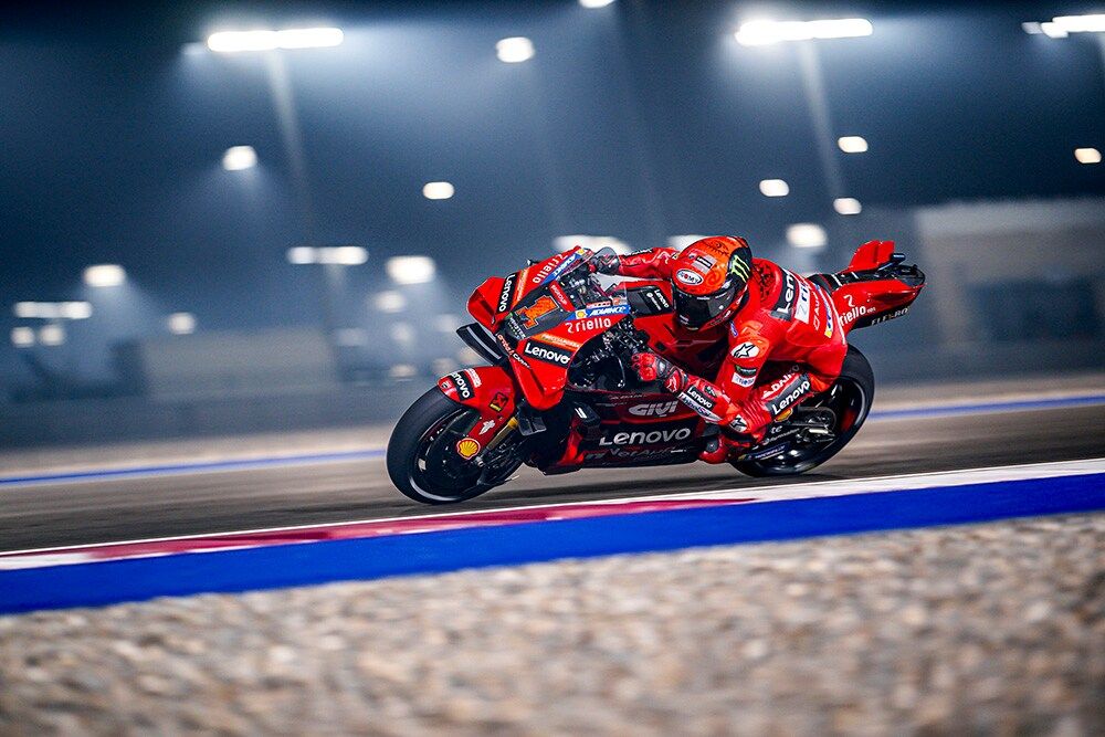 Qatar, Bagnaia (J1) : « Martin pas aussi explosif que d'habitude, mais quand même là »