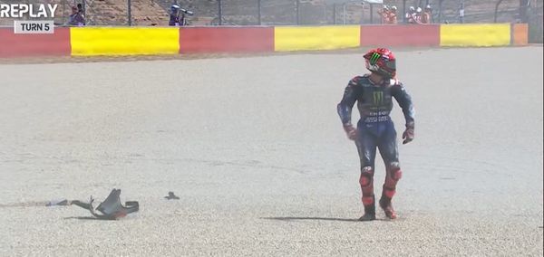 « J'ai rapidement trouvé la limite » : Quartararo quitte le MotorLand sur une chute