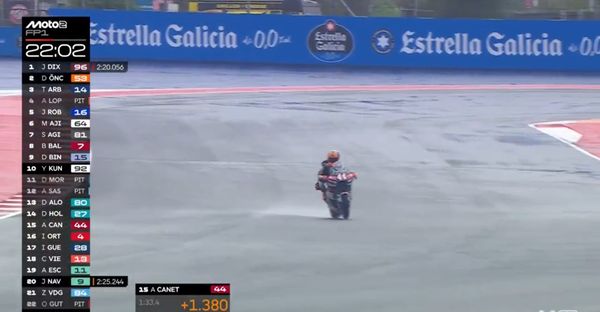 Austin : Début de GP sur le mouillé !