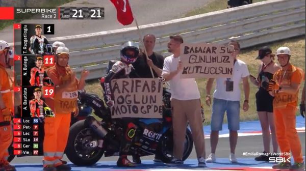 « Arif, ton fils est en MotoGP » : Le message émouvant pour la victoire de Razgatlioglu à Misano