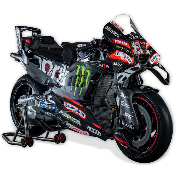 Aprilia officialise un nouveau partenariat avec Monster Energy