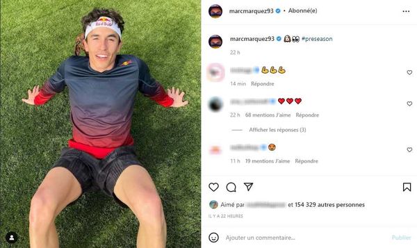 Marc Marquez fait savoir qu'il s'entraîne