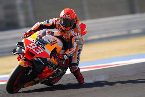 Inde, Marquez : « Travailler dur pour comprendre le circuit et notre situation »