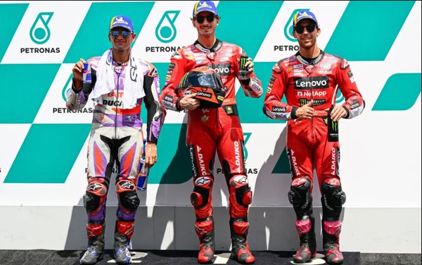 MotoGP (Q2) : Bagnaia en pole devant Martin, Sepang s'enflamme !