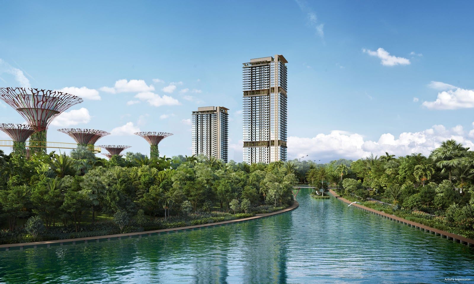 One Marina Gardens, artist's impression