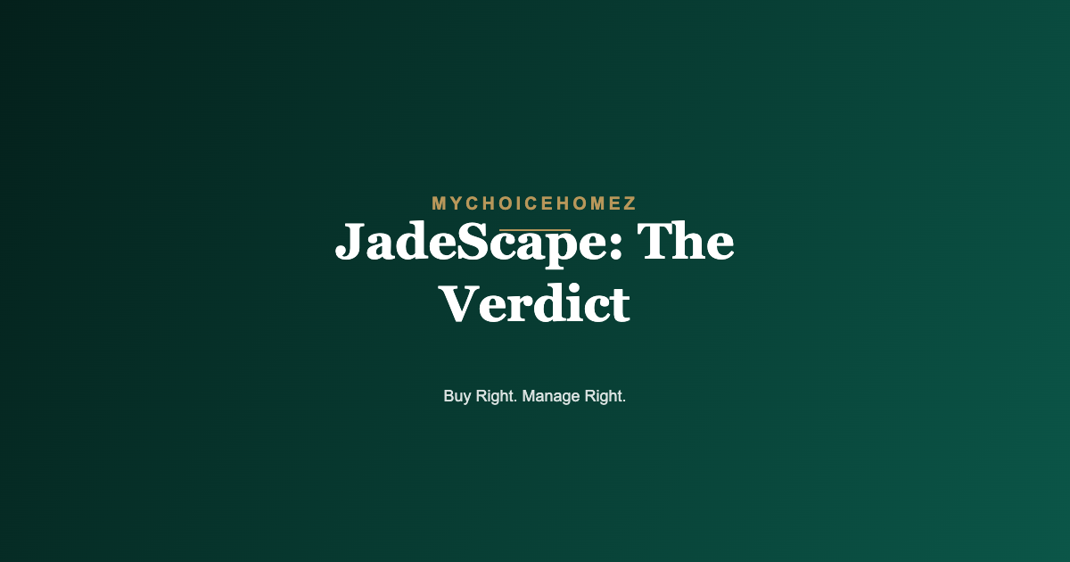 JadeScape: The Verdict
