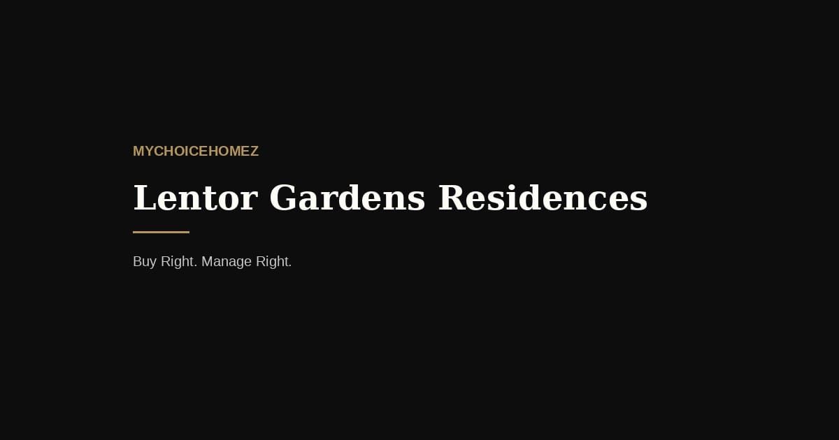 Lentor Gardens Residences