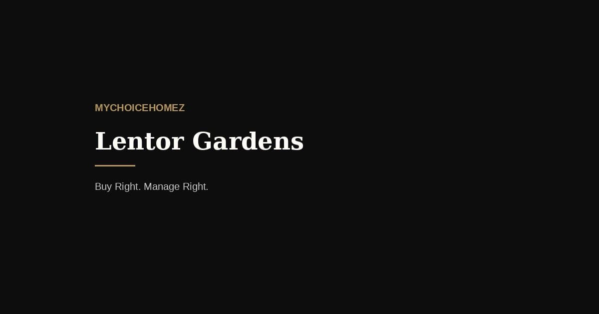 Lentor Gardens — mychoicehomez.com property analysis