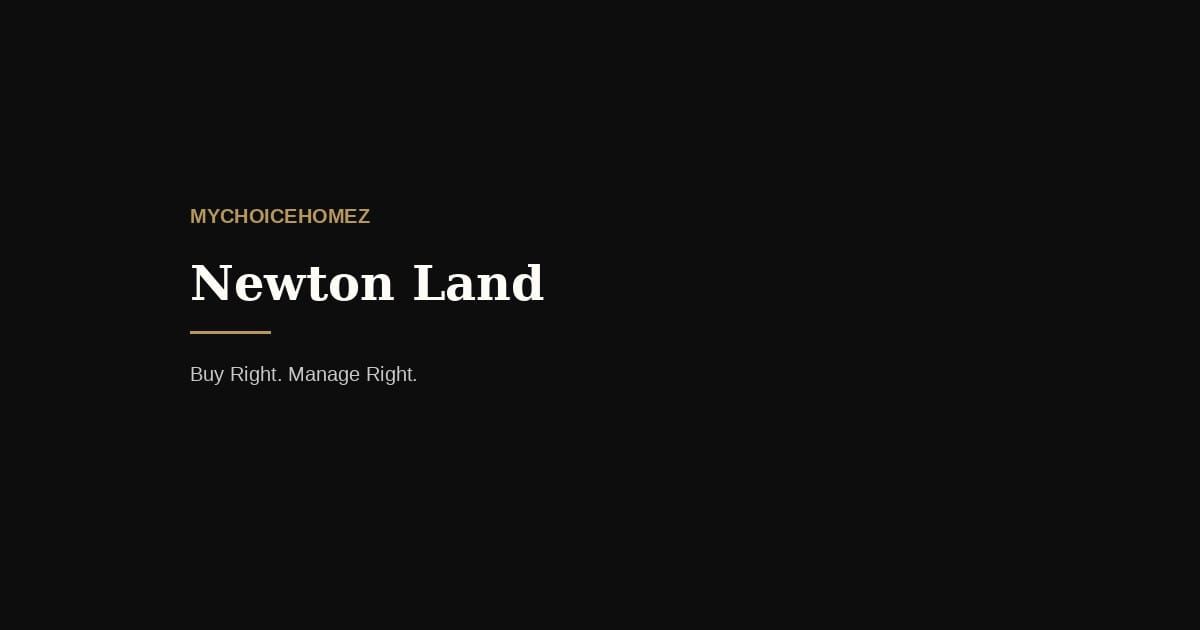 Newton Land — mychoicehomez.com property analysis