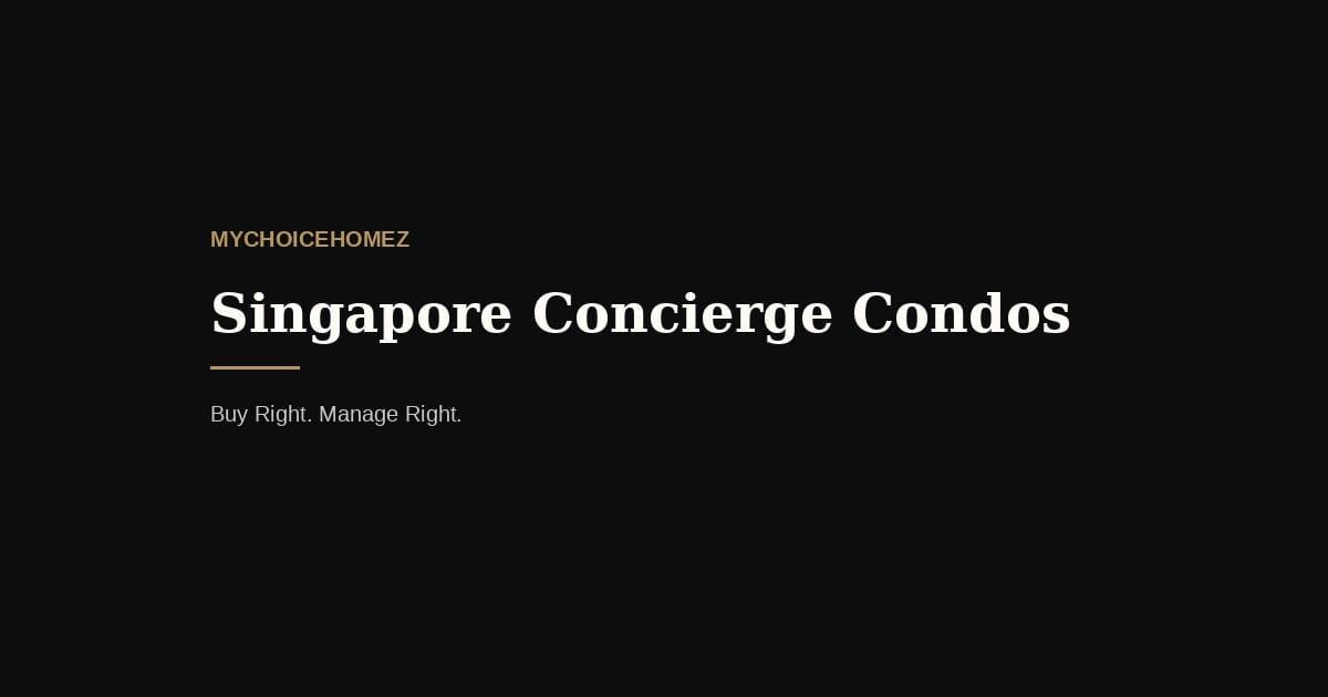 Singapore Concierge Condos