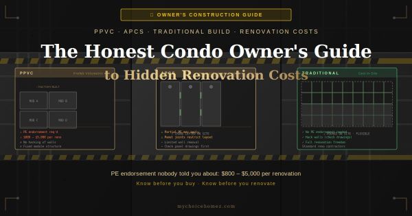PPVC vs APCS vs Traditional Build: The Honest Condo Owner's Guide to Hidden Renovation Costs