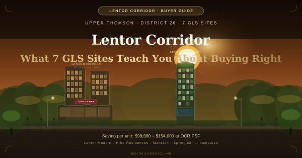 Lentor Corridor: What 7 GLS Sites and One Rule Change Teach You About Buying Right (2020–2026)