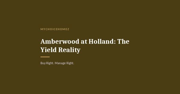 Amberwood: Is A 2.8% Yield Worth The Hold?