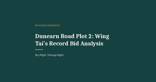Dunearn Road Plot 2: Wing Tai’s Record Bid Analysis