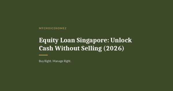Equity Loan Singapore: Unlock Cash Without Selling (2026)