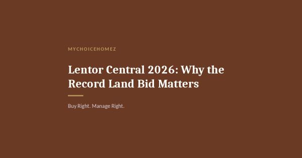 Lentor Central 2026: Why the Record Land Bid Matters