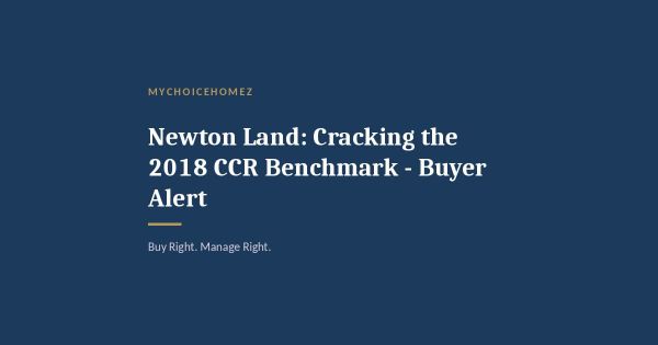 Newton Land: Cracking the 2018 CCR Benchmark - Buyer Alert