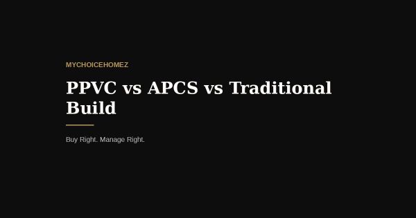 PPVC vs APCS vs Traditional Build: The Honest Condo Owner's Guide to Hidden Renovation Costs