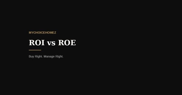ROI vs ROE: Which Metric Actually Matters?