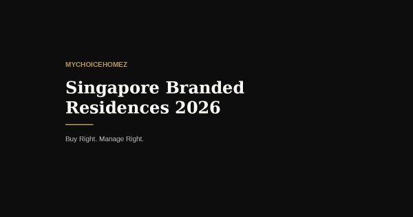 Singapore Branded Residences 2026: Concierge & Value Reality