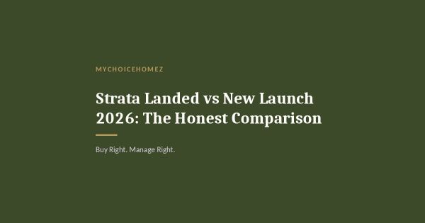 Strata Landed vs New Launch 2026: The Honest Comparison