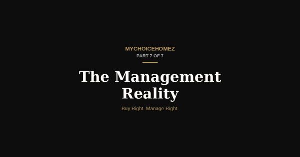 The Management Reality — Thomson Reserve vs Dunearn House vs Lentor Gardens