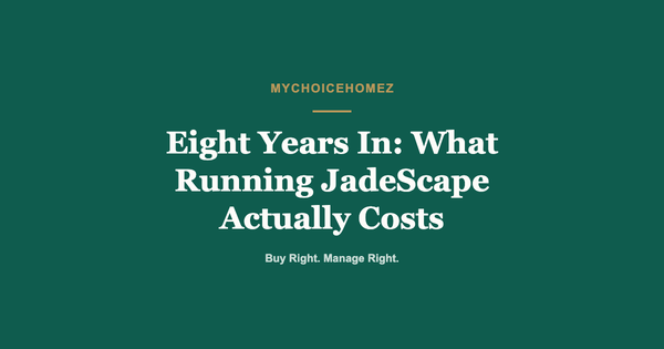 Eight Years In: What Running JadeScape Actually Costs