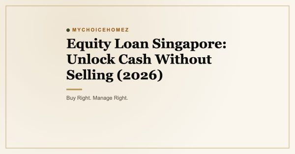 Equity Loan Singapore: Unlock Cash Without Selling (2026)