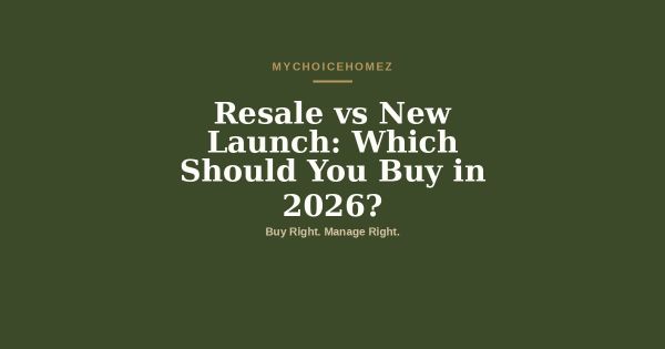 Resale vs New Launch: Which Should You Buy in 2026?