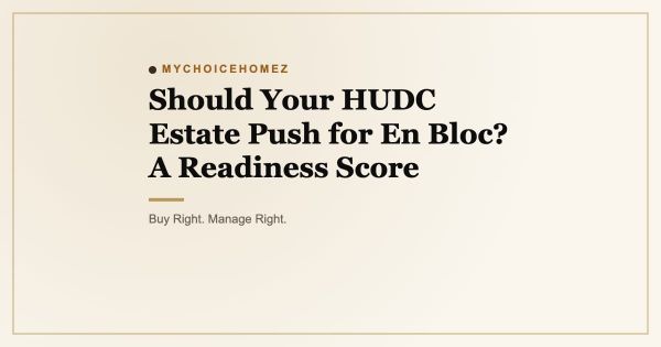Should Your HUDC Estate Push for En Bloc? A Readiness Score