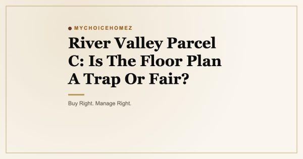 River Valley Parcel C: Is The Floor Plan A Trap Or Fair?