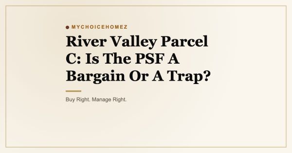 River Valley Parcel C: Is The PSF A Bargain Or A Trap?
