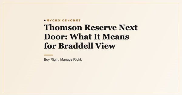 Thomson Reserve Next Door: What It Means for Braddell View