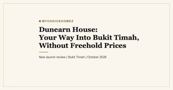 Dunearn House: Your Way Into Bukit Timah, Without Freehold Prices