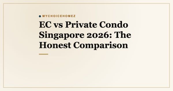 EC vs Private Condo Singapore 2026: The Honest Comparison