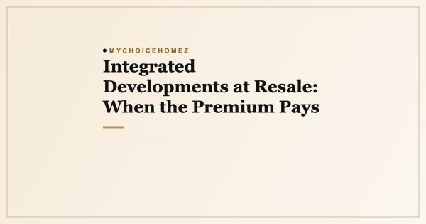 Integrated Developments at Resale: When the Premium Pays